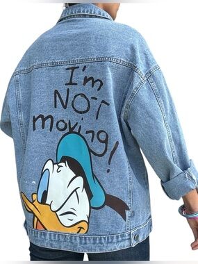 Graphic Donald Duck Denim Jacket